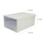 Grey Stackable Storage Drawer, Small