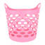 Pink Flexible Laundry Hamper, 30l