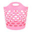 Pink Flexible Laundry Hamper, 30l