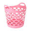 Pink Flexible Laundry Hamper, 30l