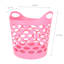 Pink Flexible Laundry Hamper, 30l