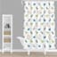 Tiny Dreamers Dinoskater Tossed Dino Shower Curtain, 72"