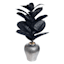 Rubber Plant in Metallic Pot, 23"