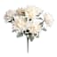White Mum Floral Bush, 18"