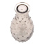 Grey Glass Dot Bud Vase, 5.5"
