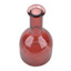 Red Glass Bud Vase, 6.5"