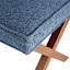 X-Base Ottoman, Blue