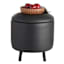Crosby St. Andre Storage Ottoman, Black