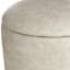 Crosby St. Andre Storage Ottoman, Grey
