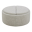 Draper Storage Ottoman, Taupe