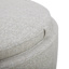 Draper Storage Ottoman, Taupe