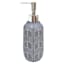 Crosby St. Milo Blue Chevron Soap Dispenser, 7.9"