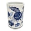 Providence Blue Pomegranate Floral Tumbler, 4.5"