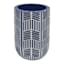 Crosby St. Milo Blue Chevron Tumbler, 4.3"