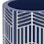 Crosby St. Milo Blue Chevron Tumbler, 4.3"