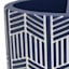 Crosby St. Milo Blue Chevron Toothbrush Holder, 4.3"