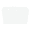Bright White Rectangle Crossover Weave Storage Basket, Extra Large