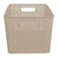 Dark Beige Rectangle Crossover Weave Storage Basket, Extra Large
