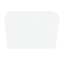 Bright White Rectangle Crossover Weave Storage Basket, XX-Large