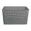 Grey Rectangle Crossover Weave Storage Basket, XX-Large