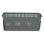 Neutral Grey Rectangle Narrow Crossover Weave Storage Basket, 5l