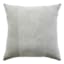 Crosby St. Grey Cotton Slub & Velvet Throw Pillow, 24"