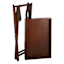 Laura Folding Tray Table - Walnut Finish