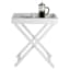 Laura Folding Tray Table - White
