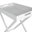 Laura Folding Tray Table - White