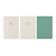 Sage Serenity 3 Pack Pu Journal