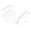 Water Bottle & Travel Mug Organizer, Clear
