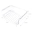 Water Bottle & Travel Mug Organizer, Clear