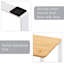 Expandable Bamboo Helper Shelf, White