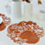 Rust Orange Pumpkin Placemat, 15.5"