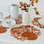 Rust Orange Pumpkin Placemat, 15.5"