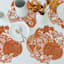 Rust Orange Pumpkin Placemat, 15.5"