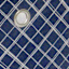 Navy Crossover Square Foldable Fabric Storage Bin