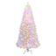 (B6) Pre-Lit LED White Iridescent Fir Christmas Tree, 7'