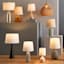Capiz Small Table Lamp with Shade, 19.5"