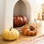 Orange Irregular Pumpkin, 9.1"