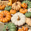 Orange Irregular Pumpkin, 9.1"