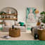 Found & Fable Jules Accent Table, Green