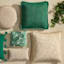 Found & Fable Neutral Layered Leaf Pillow with Fringe, 18"