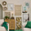 Found & Fable Green Cotton Tufted Wave Throw Blanket, 50x60