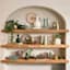 Found & Fable Green Capiz Box, Small