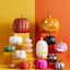 Homespun Harvest Orange Crochet Pumpkin, 8"