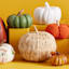 Homespun Harvest Orange Crochet Pumpkin, 8"