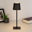 Black Indoor & Outdoor USB Portable Rechargeable Lamp