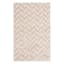 Waterford Ivory Chevron Tufted Accent Rug, 26x45