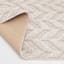 Waterford Ivory Chevron Tufted Accent Rug, 26x45